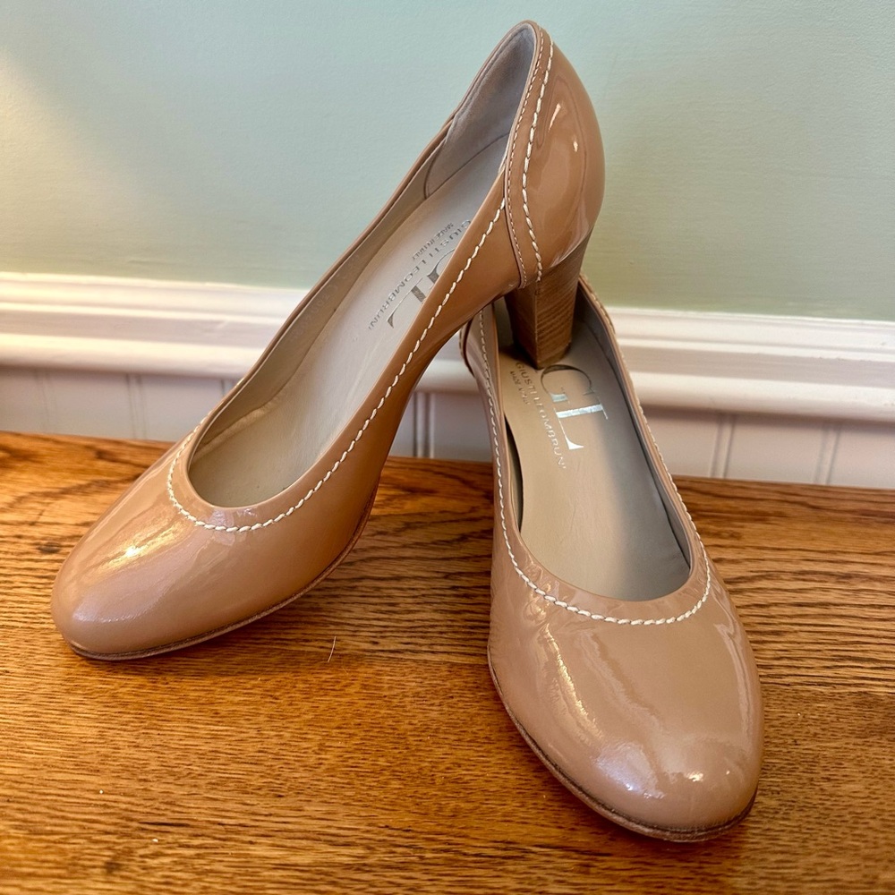 AGL Patent Italian Leather Pumps